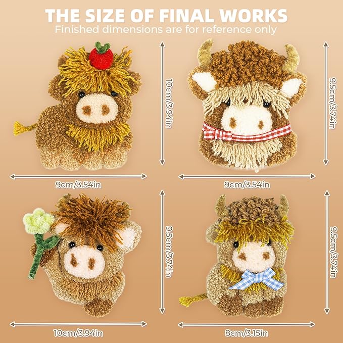 Punch Needle kit-4, Embroidery kit - Image 5