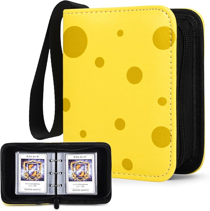 Mini Trading Card Binder Album, 1 Pocket Card Binder by Tagemo