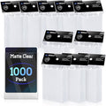 1000 Counts Card Sleeves, Matte Clear Card Sleeves Deck Card Protectors by Mlikero