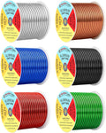 Mandala Crafts 10 GA Black Red Green Assorted Anodized Aluminum Craft Wire | by MandalaCrafts