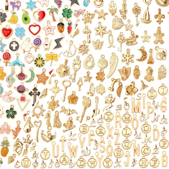 SANNIX 350Pcs Charms for Jewelry Making - Image 8