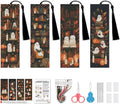 NEGEKFKX 4 Pcs Fall Cross Stitch Bookmark Kit by NEGEKFKX