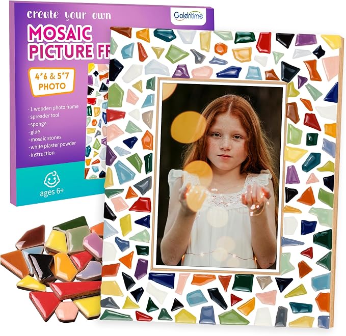 goldentime Decorate Your Own Mosaic Picture Frame - Image 7