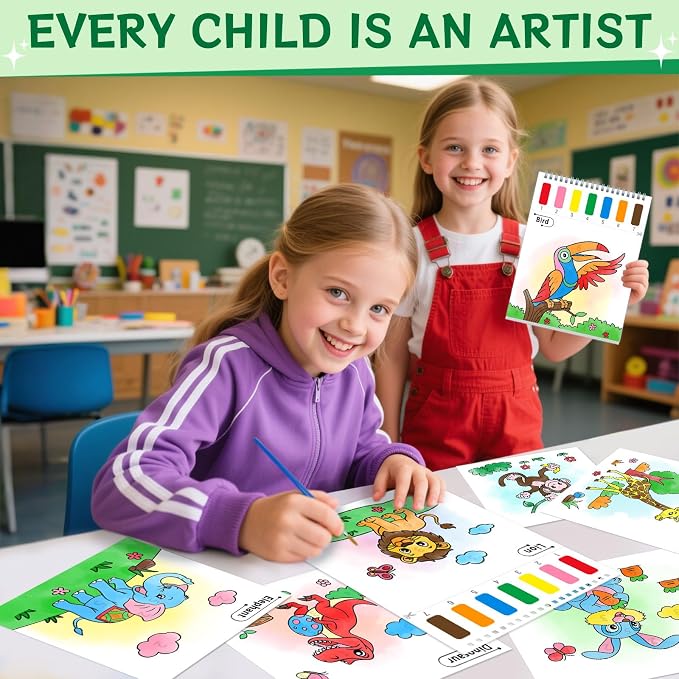 SOCOLER Paint with Water Coloring Books - Image 4