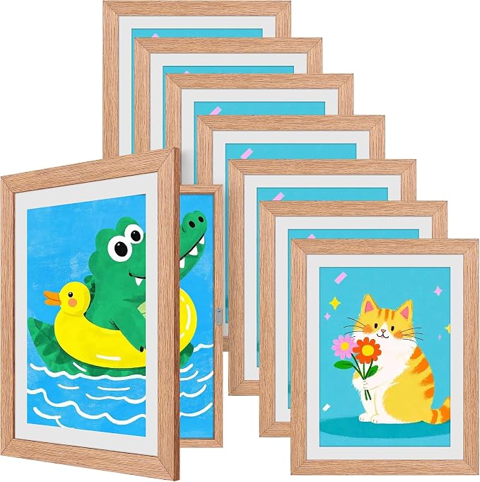 8 Pack Kids Artwork Frames Changeable 8.5 x 11 Inch Children Art Projects by Unknown