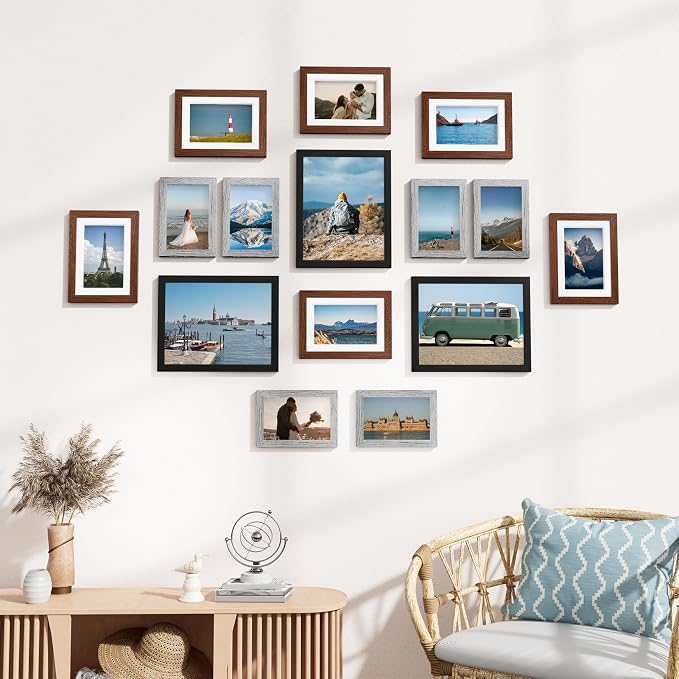 Vittanly 15 Pack Picture Frames Collage Wall Decor, Gallery Frame Set - Image 7