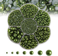 5600PCS Half Round Pearls Flatback Imitation Pearls by MLGDA