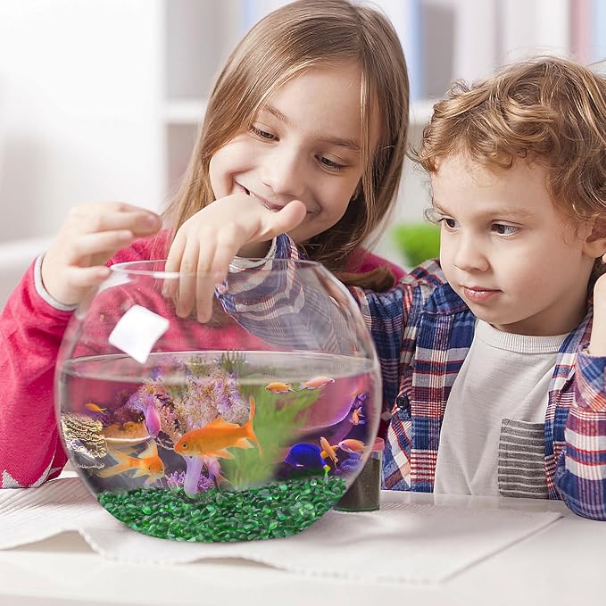 Keedolla 3 Lb Green Fish Tank Gravel Aquarium Frosted Glass Rocks, 6-9mm Mini - Image 6