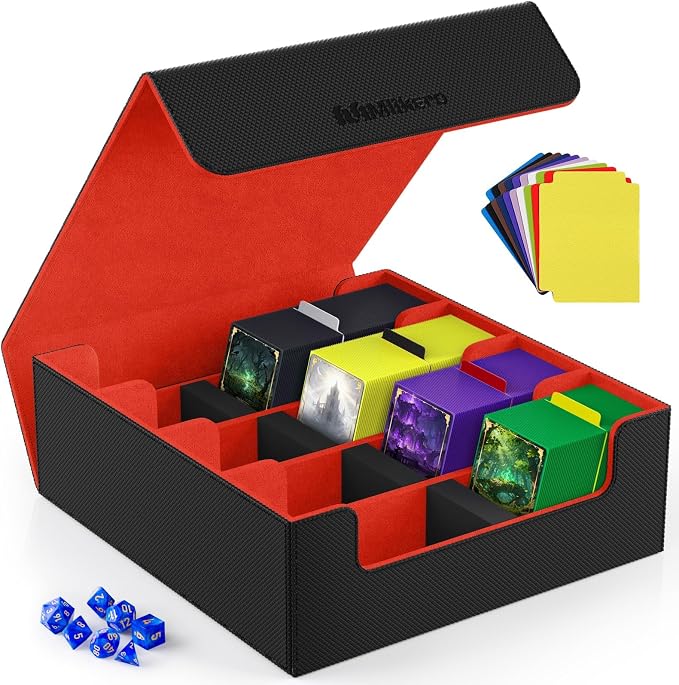 Mlikero Trading Card Storage Box, Bulk Card Storage by Mlikero