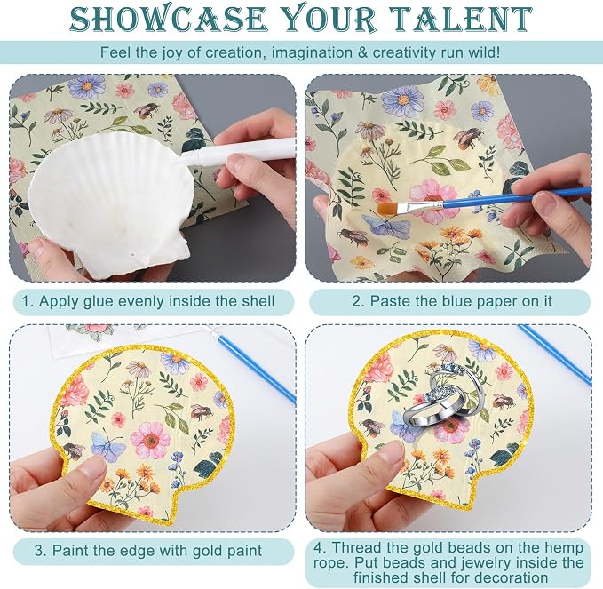 Halloscume 12 Set Scallop Shells - Image 6