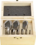 9 pc High-Speed Steel Countersink Drill Bit Set, 82° Countersink Angle, 1 Flute, 3/16" to 1"