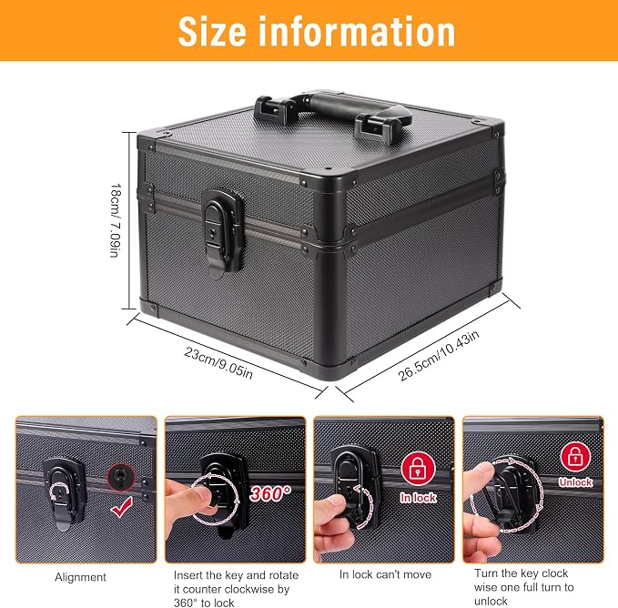 EcoVibe Graded Card Case, Aluminum Alloy Trading Card Storage Box - Image 2