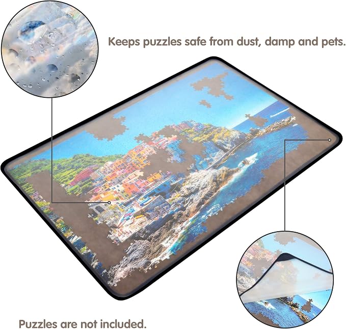 Tektalk Jigsaw Puzzle Board Portable Puzzle Mat - Image 2