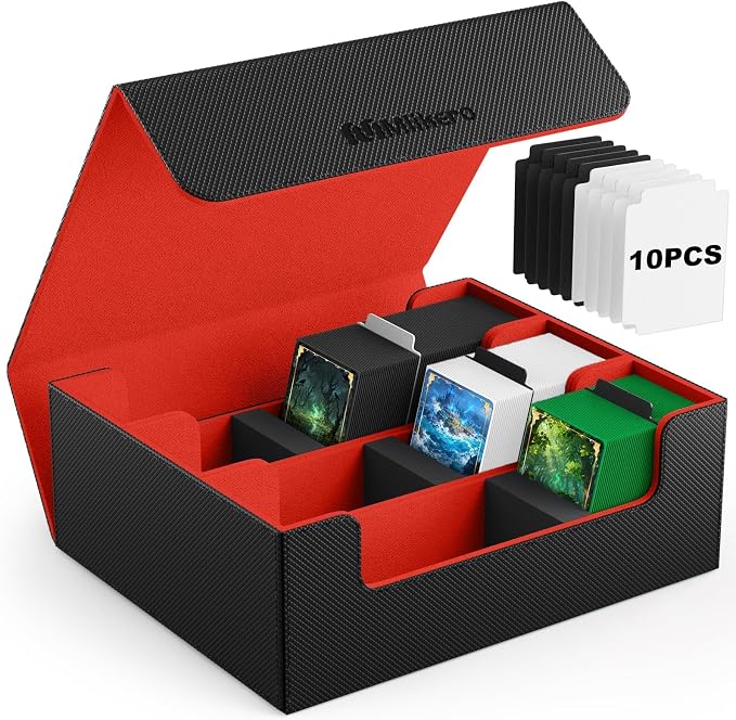 Mlikero Trading Card Storage Box, Bulk Card Storage by Mlikero