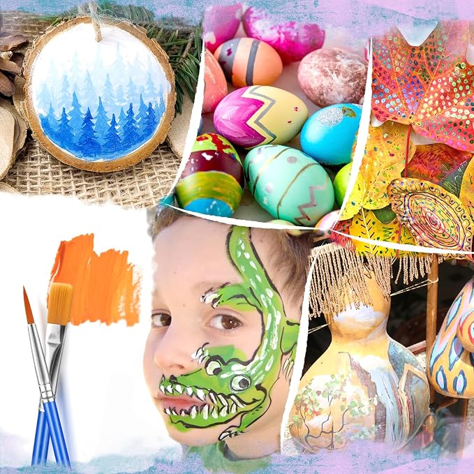 66 Pcs Small Paint Brushes Set - Image 7