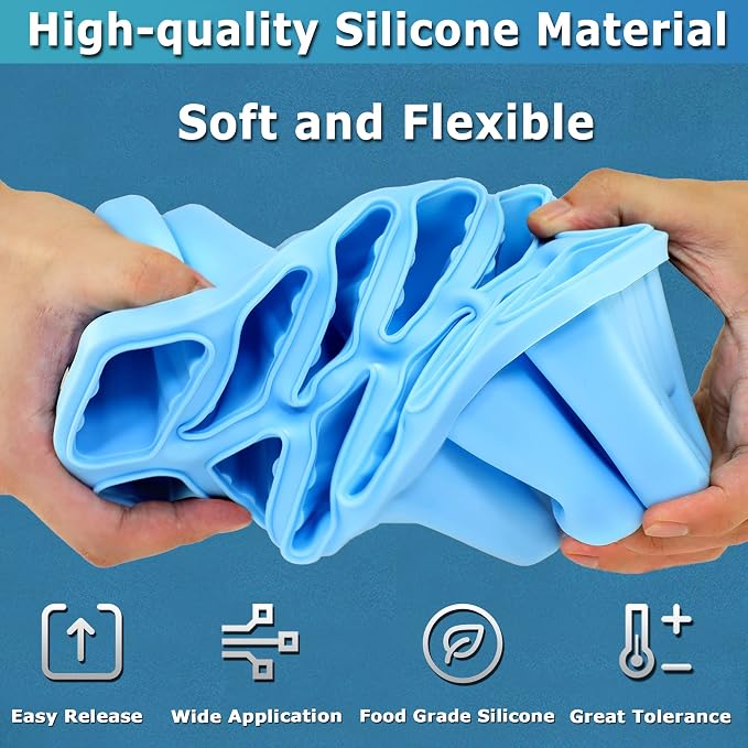 Silicone Popsicle Molds 12-cavity, DIY Ice Pop Mold - Image 5