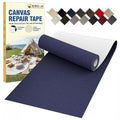 Canvas Repair Tape, 3.2 x 63 Inch Waterproof Heavy Duty Fabric Tape for Furniture, Self Adhesive Canvas Repair Patches for Boat Covers, Sofas, Tents, Louge Chairs, Canopy, Awning Navy Blue