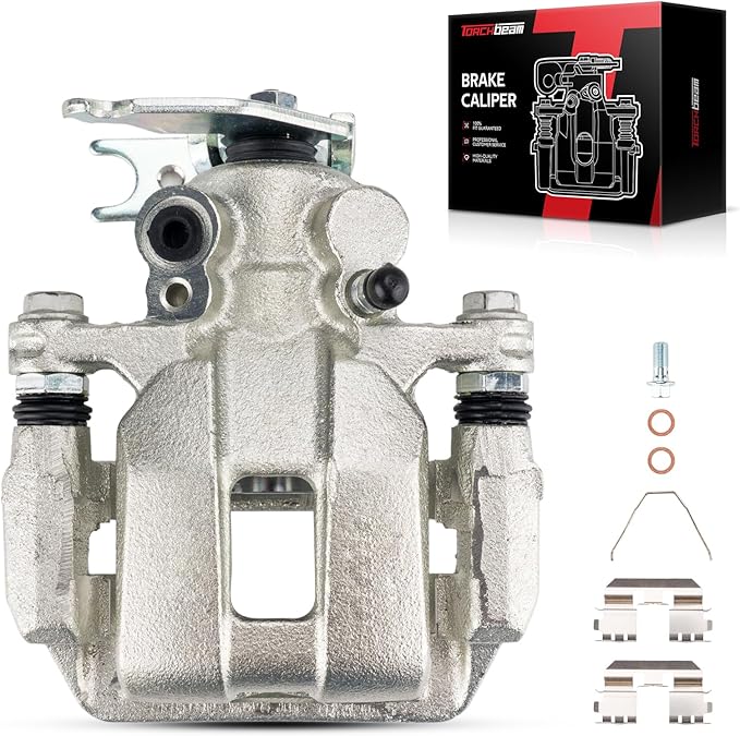 Torchbeam Rear Right Passenger Side Brake Caliper For Honda for 2013-2017 Accord, Disc Brake Caliper Assembly with Bracket Replace # 19B7096