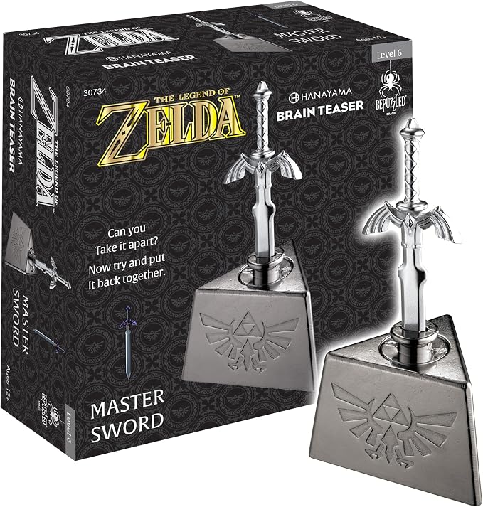 BePuzzled, Legend of Zelda Master Sword Hanayama Brain Teaser, Mensa Rated by UniversityGames