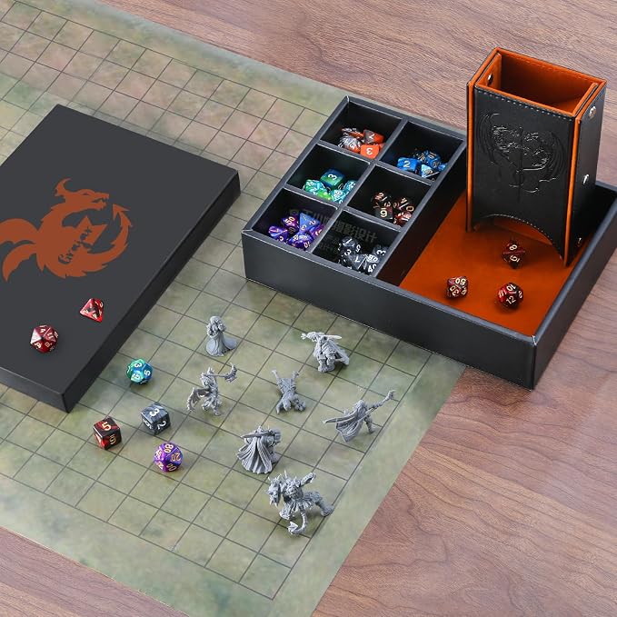 Grajar DND Dice Tray and Dice Tower - Image 7