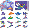 Leven DIY Paper Airplane Book, 16 Creative Folding Paper Planes by Leven