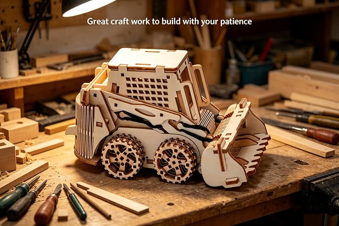 Wooden 3D Puzzle, Creative DIY Model Building Kit - Image 7