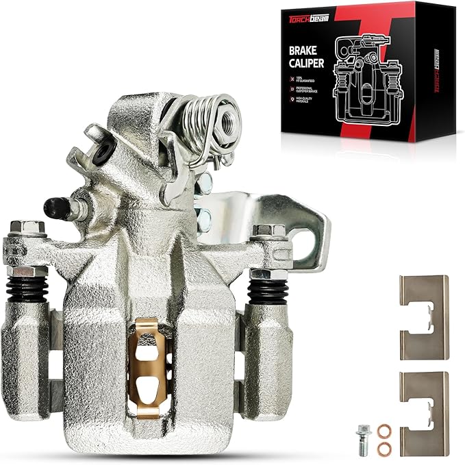 Torchbeam Rear Brake Caliper Left for Honda 2006-2015 Civic 1.8L, Honda 2006-2011 Civic 2.0L, Honda 2012-2015 Civic 2.4L, Acura 2016-2018 ILX, Rear Left Caliper Replace # 19B3299
