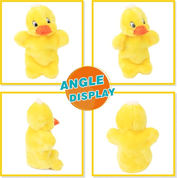 Easfan Duck Hand Puppet Plush Interactive Animal Toy - Image 3