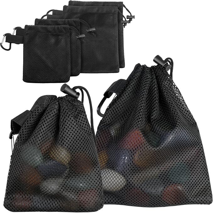 Shell Collecting Bag 4 PCS, Portable Foraging Bag by Unknown