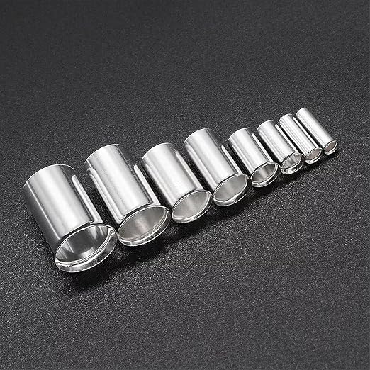 20Pcs Wire Ferrules Kit AWG 2/0 Tinned Copper Crimp Connector Non Insulated Electrical Cable Pin Cord End Terminal Assortment Kit for Electric Connectors (EN70-20