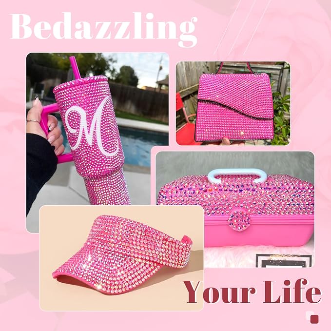 8000PCS 3mm Resin Jelly Rhinestones in Bulk, Bedazzling Flatback Crystals - Image 5
