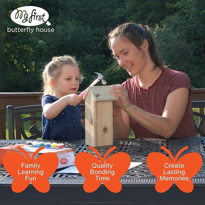 Nature's Way My First Butterfly House DIY Art Craft Kit - Image 5