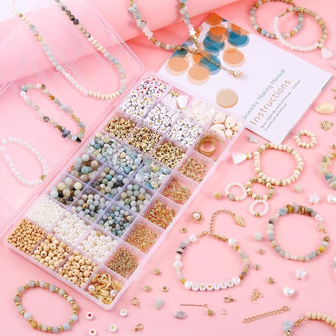 Wurosi 1927 PCS Jewelry Making Supplies Kit, Charm Bracelet Making Kit - Image 5