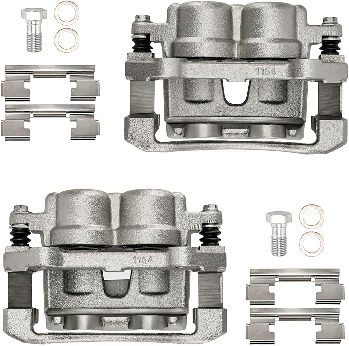 Torchbeam Front Brake Calipers Set for Jeep Grand Cherokee 2005-2010, Jeep Commander 2006-2010, Front Left and Front Right Calipers Replace # 18B4990+18B4991