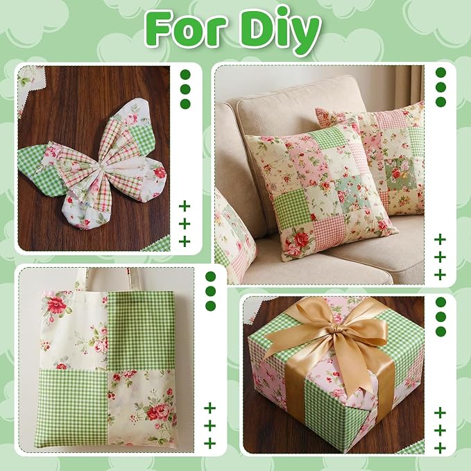 84 Pcs Charm Packs for Quilting 5 inch, Pre-Cut Vintage Floral Print Cotton - Image 5