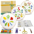 Bradove Leaves and Flowers Embroidery Kit by Bradove