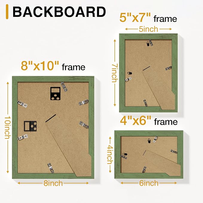 Vittanly 15 Pack Picture Frames Collage Wall Decor - Image 8