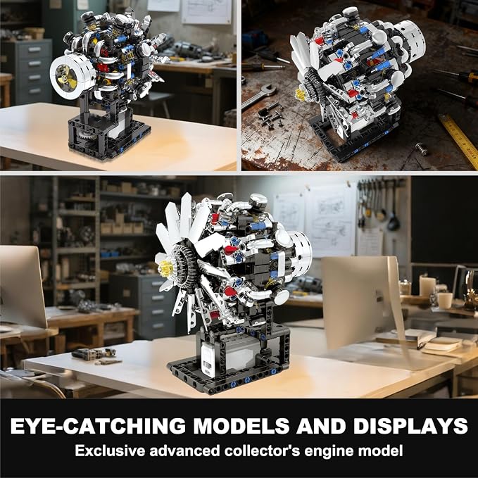 Turbojet Engine Building Set, Aircraft Engine Model kit that Run, Build Your - Image 4