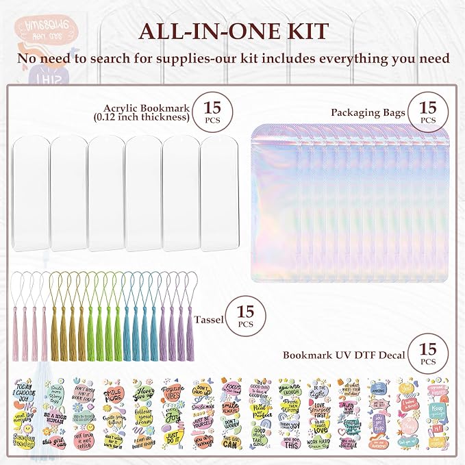 Dazoratix Inspirational Bookmark Making Kit - Image 2