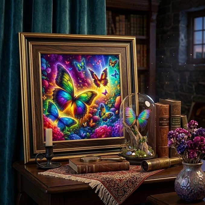 5D Rainbow Butterfly Diamond Painting Kits - Image 2