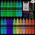 Artecho Glow in the Dark Acrylic Paint Set – 18 Colors x 11ml | Non-Toxic by Artecho