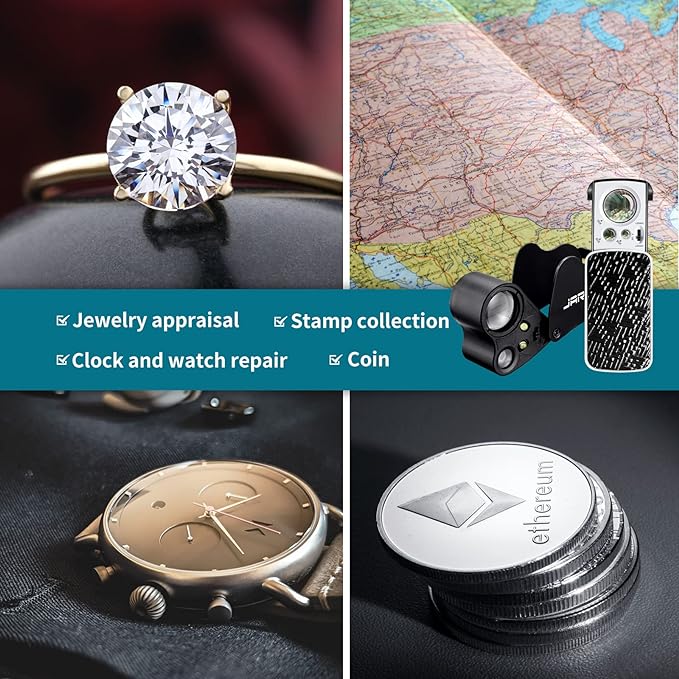 JARLINK 2 Pack Jewelers Loupe - Image 6