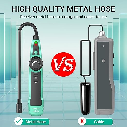 Underground Cable Locator, Wire Locator Tracer Detector, Test Short Circuit Breaker of Wall and Underground Cables, Cable Tester for Dog Fence Cables Irrigation Control Wires Telephone Line