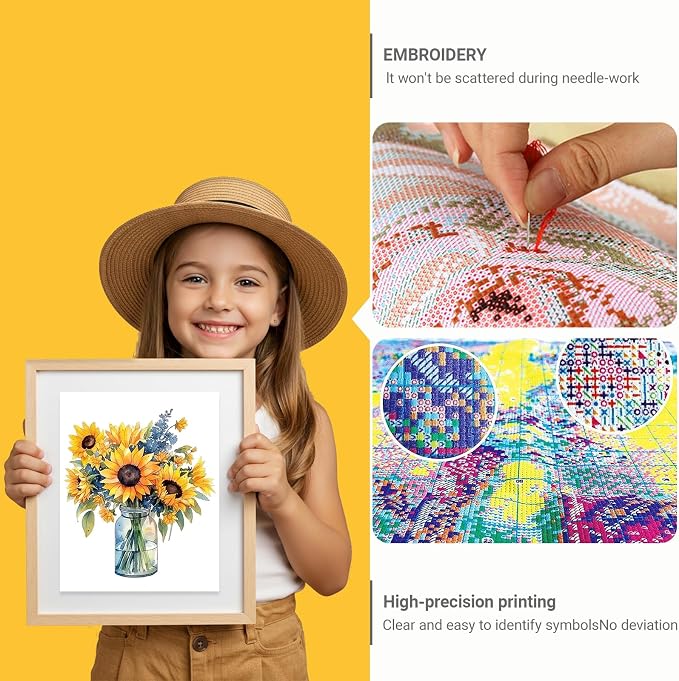 HKLIOPU Stamped Cross Stitch Kits - Image 3