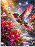 Hummingbird Diamond Art Kits for Adults Beginners 12x16 in, DIY Craft Gift | by Kalonyth