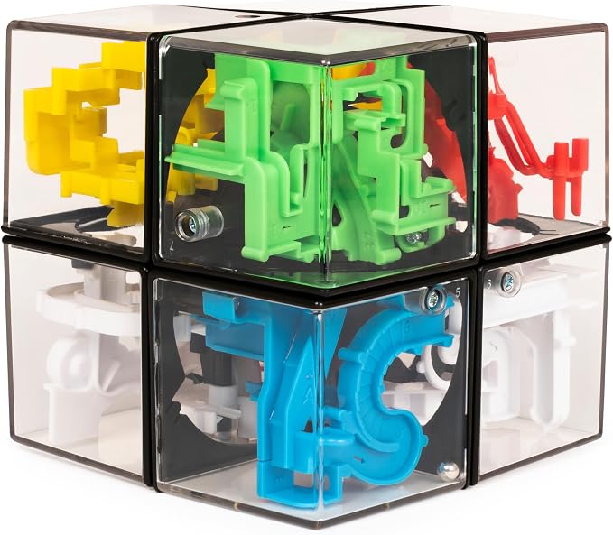 Rubik’s, Perplexus Hybrid 2 x 2 Gravity 3D Maze Game Brain Teaser Fidget Toy by Unknown