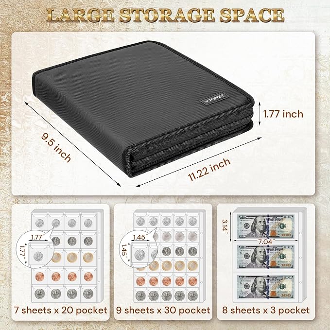 Ytonet Coin Collection Book Holder - Image 3