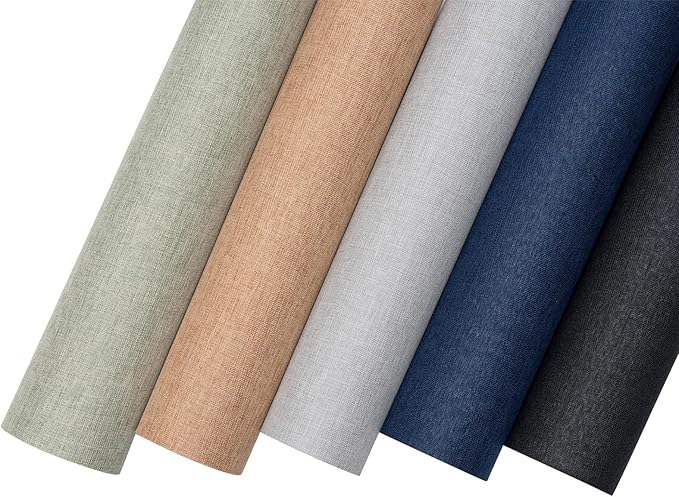 10pcs Book Cloth, Fabric Surface and Paper Backed - Image 4