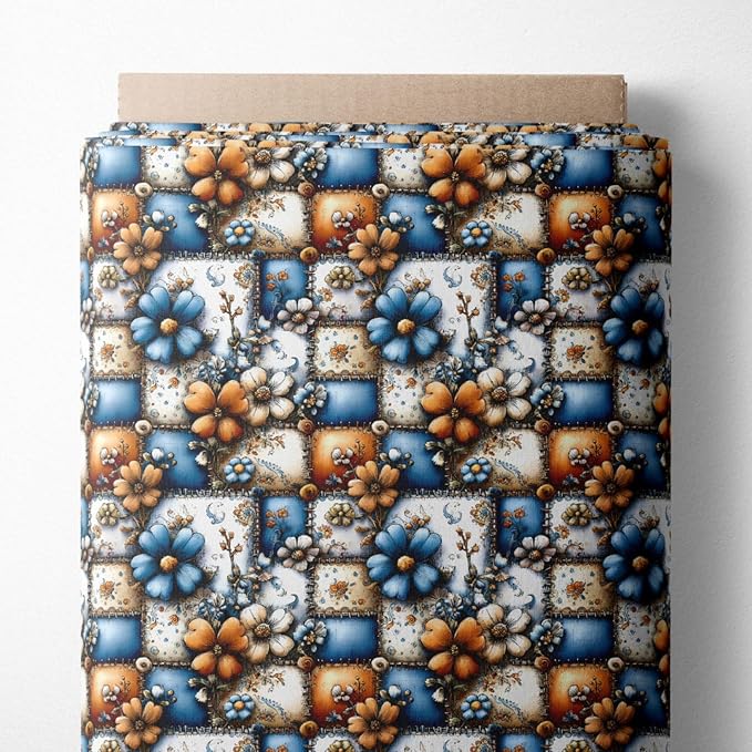 100% Cotton Fabric by the Yard – Turkish Quality Quilting & Sewing Fabric by FabricsTown