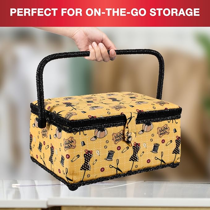 SINGER Sewing Basket with Sewing Kit Accessories - Image 7